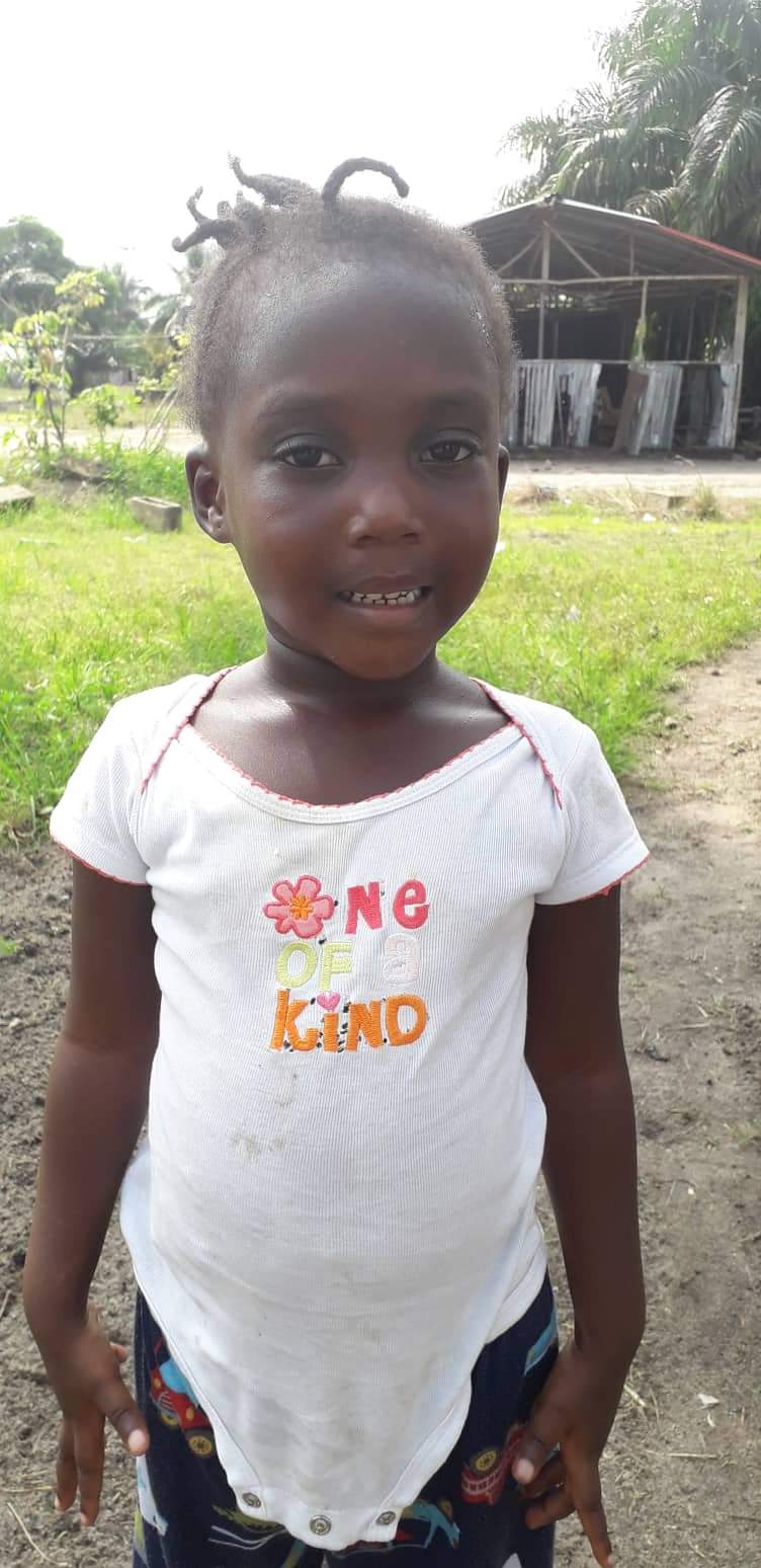 Adrian Dixon (Daycare, 3 Years old, Female, Liberia.)